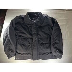 Spiewak Golden Fleece Industrial Parka Jacket Men's Large Black lined 3-in-1